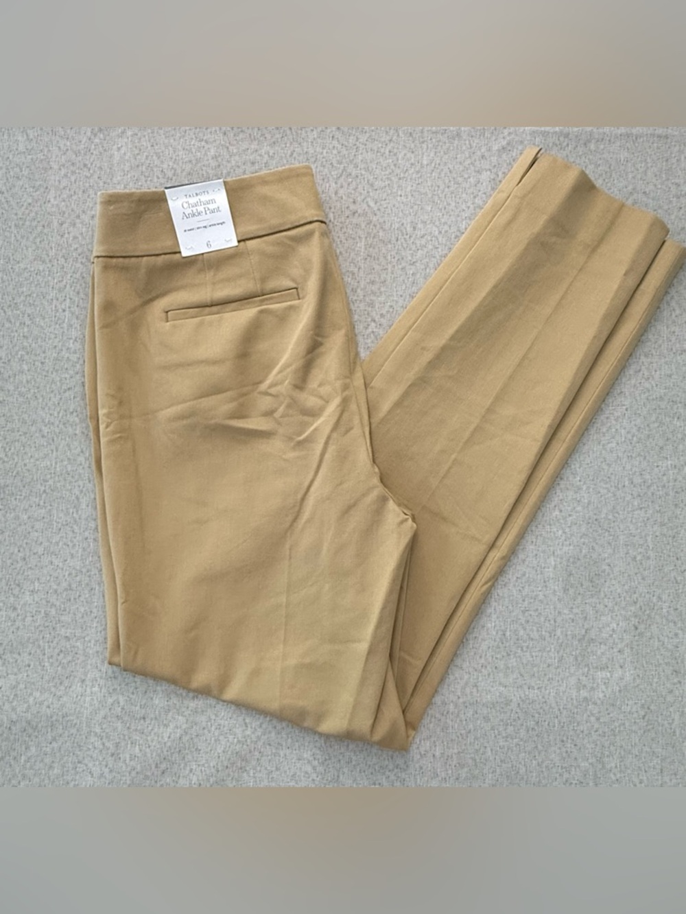 Talbots Chatham Ankle Pant - Khaki‎ Tan